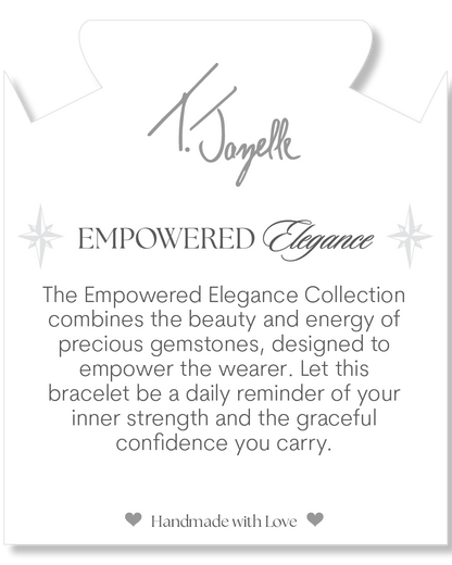 Gold Empowered Elegance Collection- Onyx Gemstone Bracelet